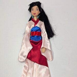 Disney Store Princess Mulan Doll Classic 12" Articulated Jointed Arms